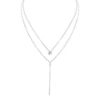 Collier à pendentif multi-chaînes