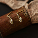 Damen Ohrringe mit funkelndem Diamantdesign