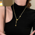 Collier Lariat à plusieurs rangs pour femme