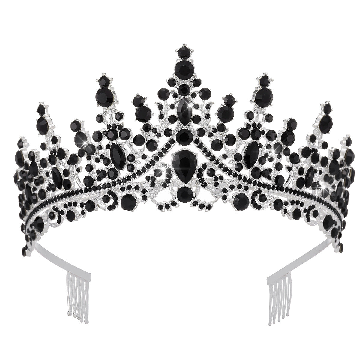 Diadème en strass et pierres étincelantes