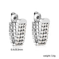 Boucles d'oreilles pendantes pour femme avec cristaux