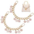 Bracelet fantaisie avec breloques fleurs