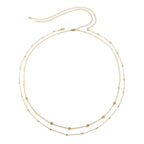 Collier superposé à breloques