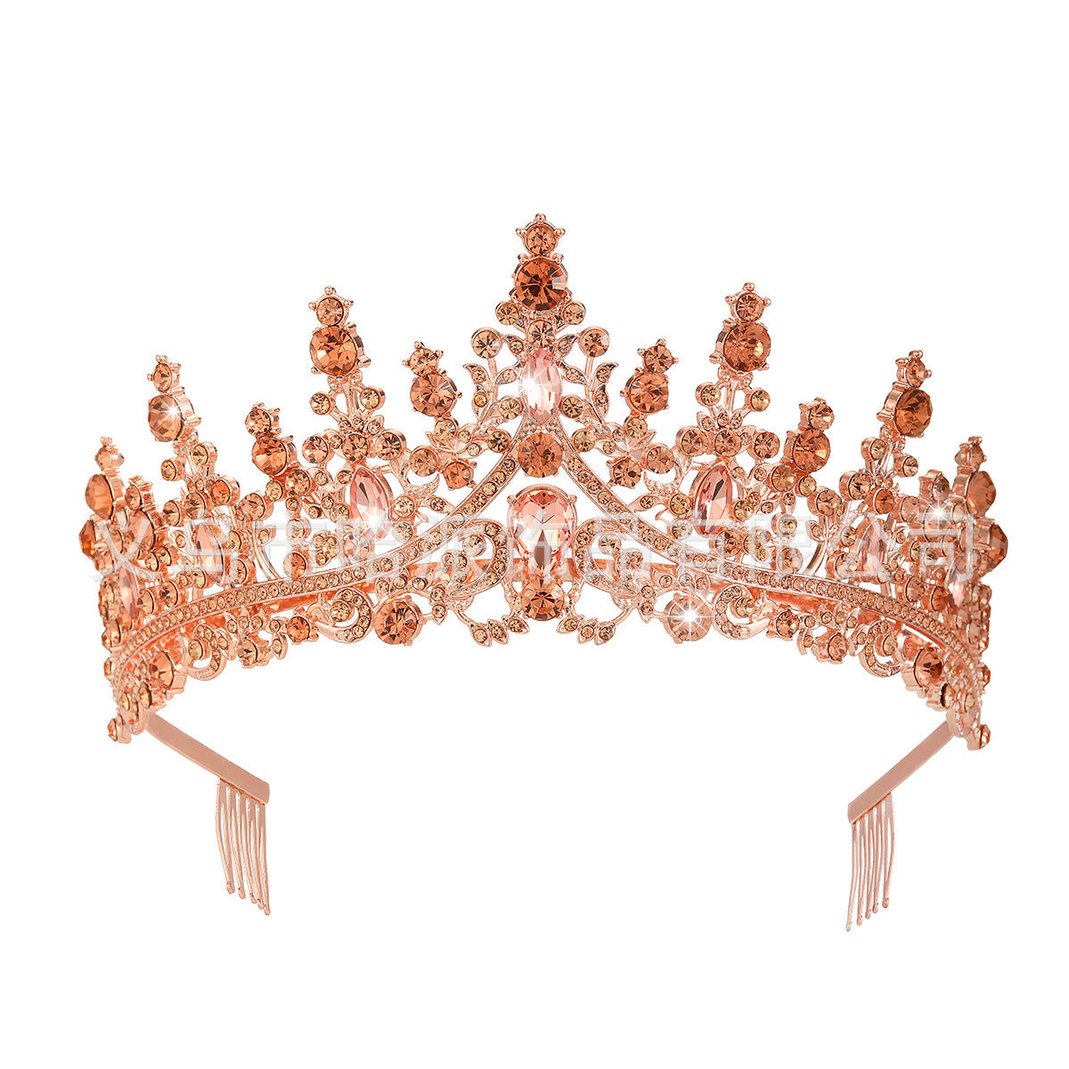 Diadème en strass et pierres étincelantes