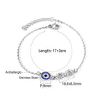 Bracelet pour femme avec symbole infini en acier inoxydable