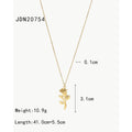 Collier pour femme avec pendentif rose filigrane en acier inoxydable