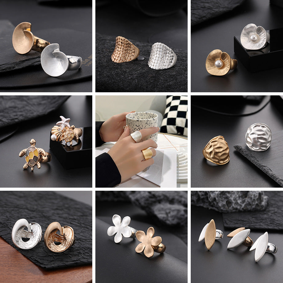 Boucles d'oreilles géométriques pour femme