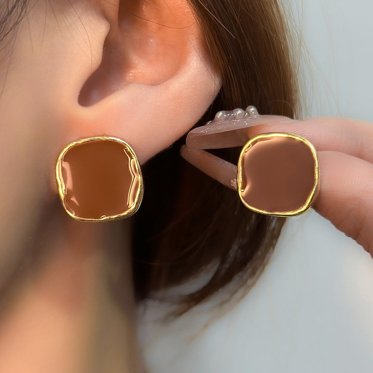 Boucles d'oreilles clous élégantes
