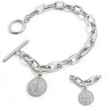 Bracelet à maillons pour femme avec pendentif unique
