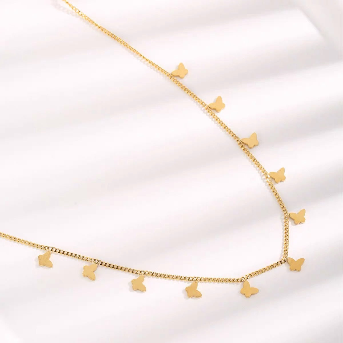 Chevillère à breloques papillon pour femme