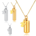 Collier pour femme avec pendentif capsule personnalisable