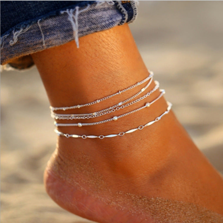 Bracelet de cheville chaîne élégant
