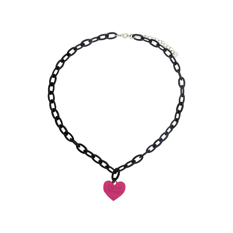 Collier ras-du-cou avec pendentif cœur