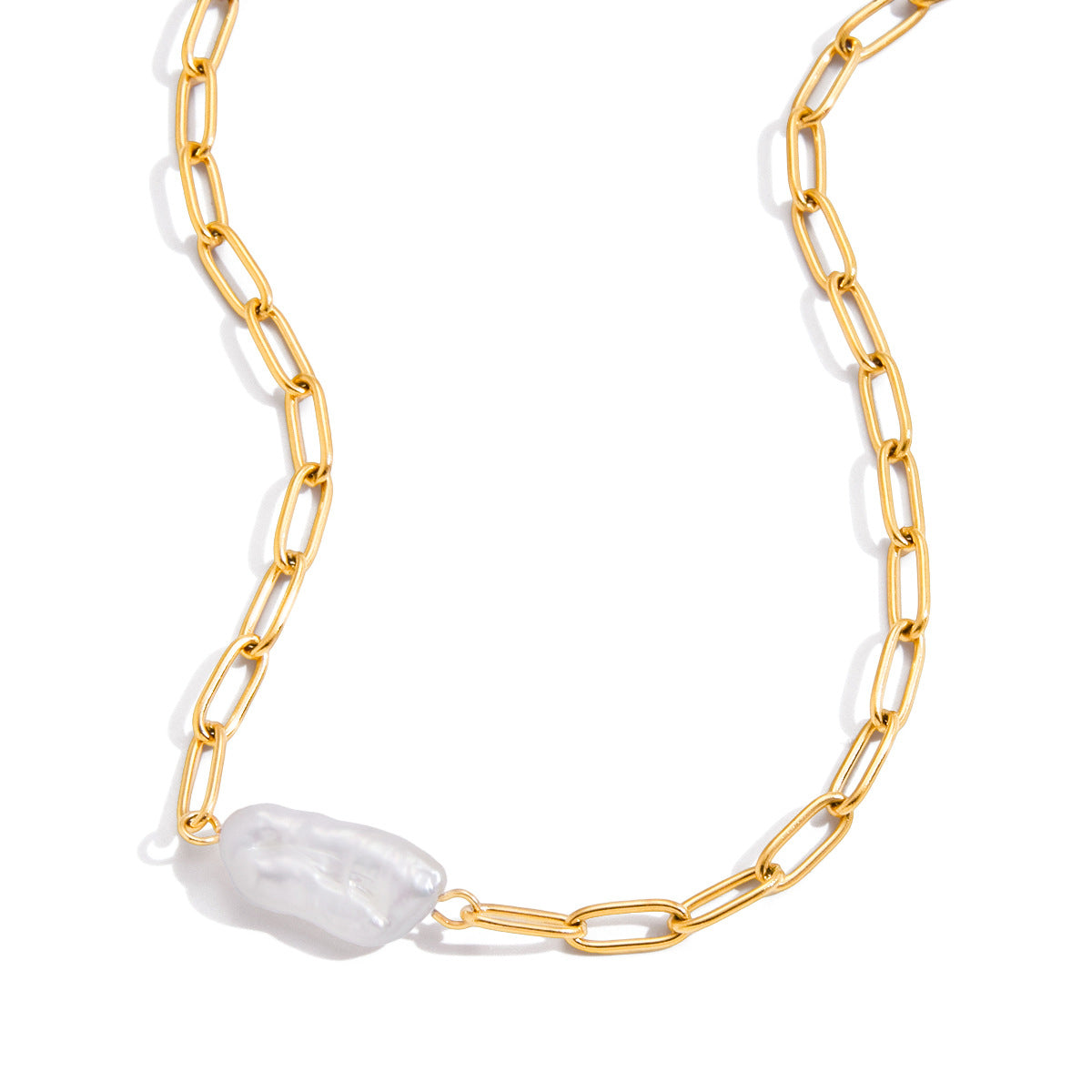 Collier rigide ondulé élégant pour femme