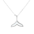 Collier pour femme avec pendentif queue de baleine