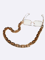 Chaîne de lunettes à maillons métalliques