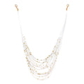 Collier multi-rangs perlé