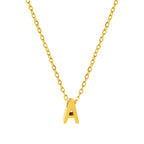 Collier pendentif initiale personnalisé pour femme
