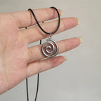 Collier pendentif spirale