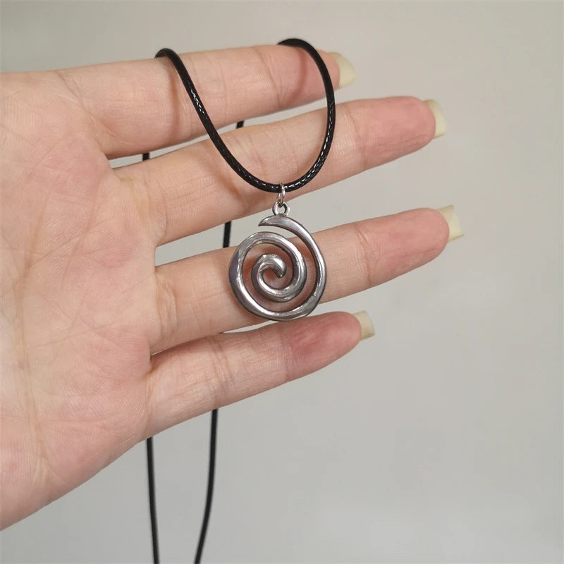 Collier pendentif spirale