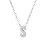 Collier pendentif initiale personnalisé pour femme