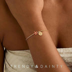 Bracelet pour femme avec pendentifs pierres précieuses colorées et design personnalisable