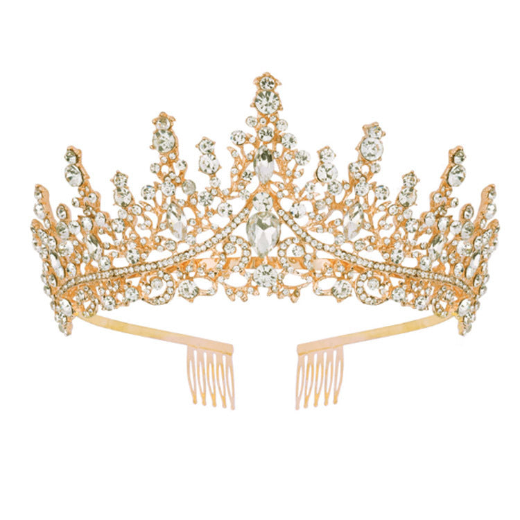 Diadème en strass et pierres étincelantes
