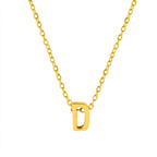 Collier pendentif initiale personnalisé pour femme