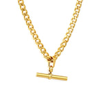 Collier à maillons élégant pour femme avec fermoir toggle réglable