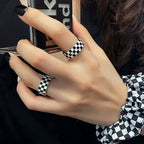 Ensemble chouchou et bague tendance pour femme