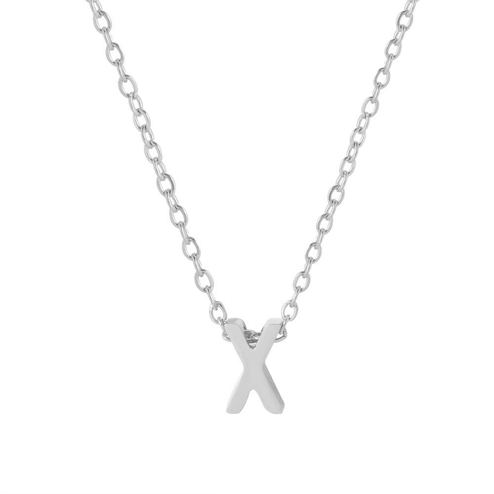 Collier pendentif initiale personnalisé pour femme