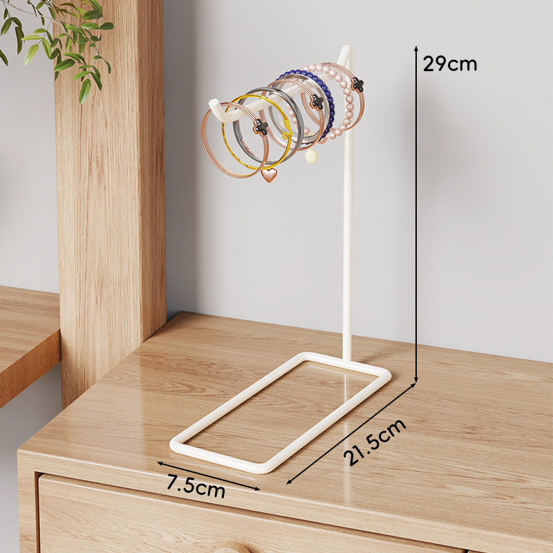 Présentoir vertical pour bracelets et joncs avec base rectangulaire