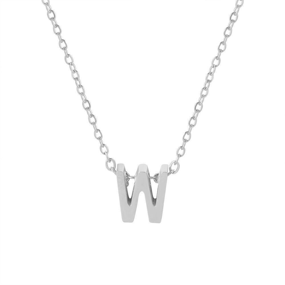 Collier pendentif initiale personnalisé pour femme