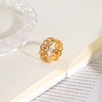 Bague pour femme au design crocodile élégant