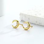Boucles d'oreilles clous pour femme design pointes moderne