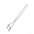 Collier pendentif perle superposé