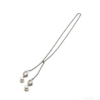 Collier pendentif perle superposé