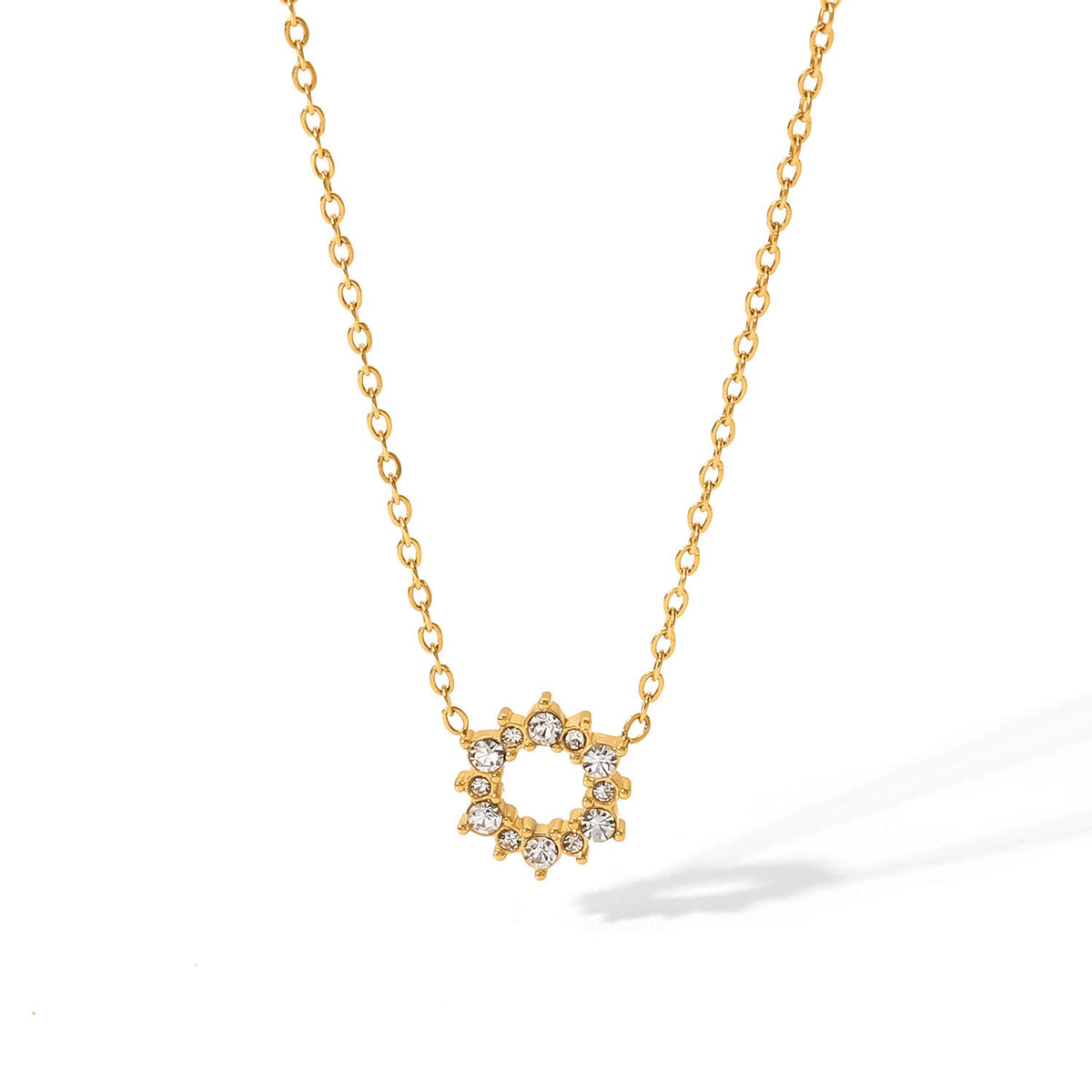 Collier avec pendentif cristal