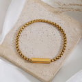 Bracelet à maillons pour femme avec plaque personnalisable