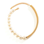 Bracelet jonc pour femme avec perles élégantes
