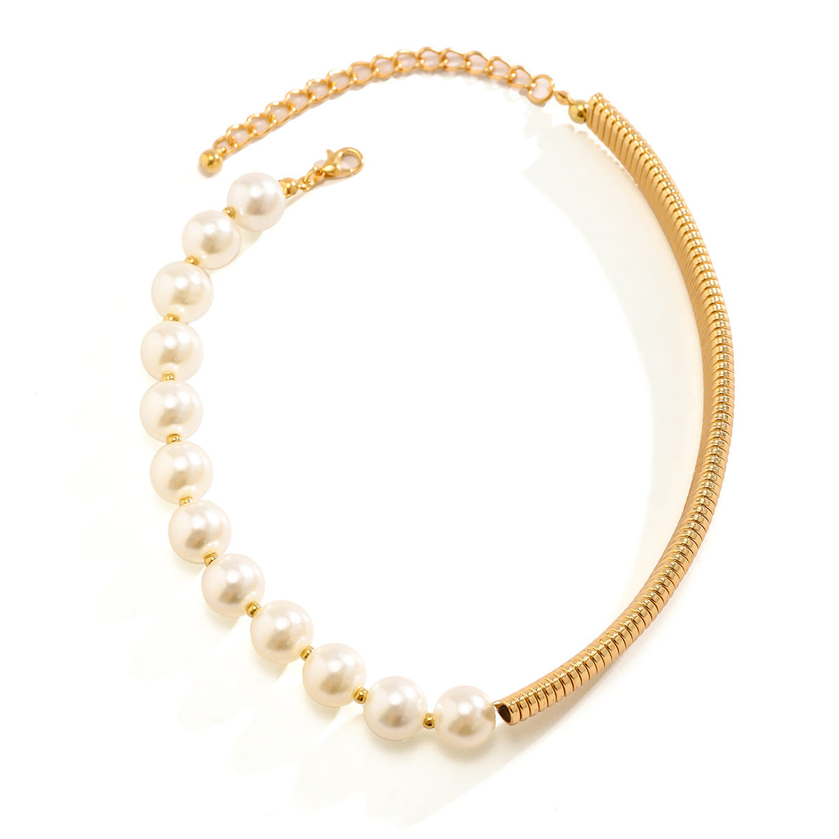 Bracelet jonc pour femme avec perles élégantes