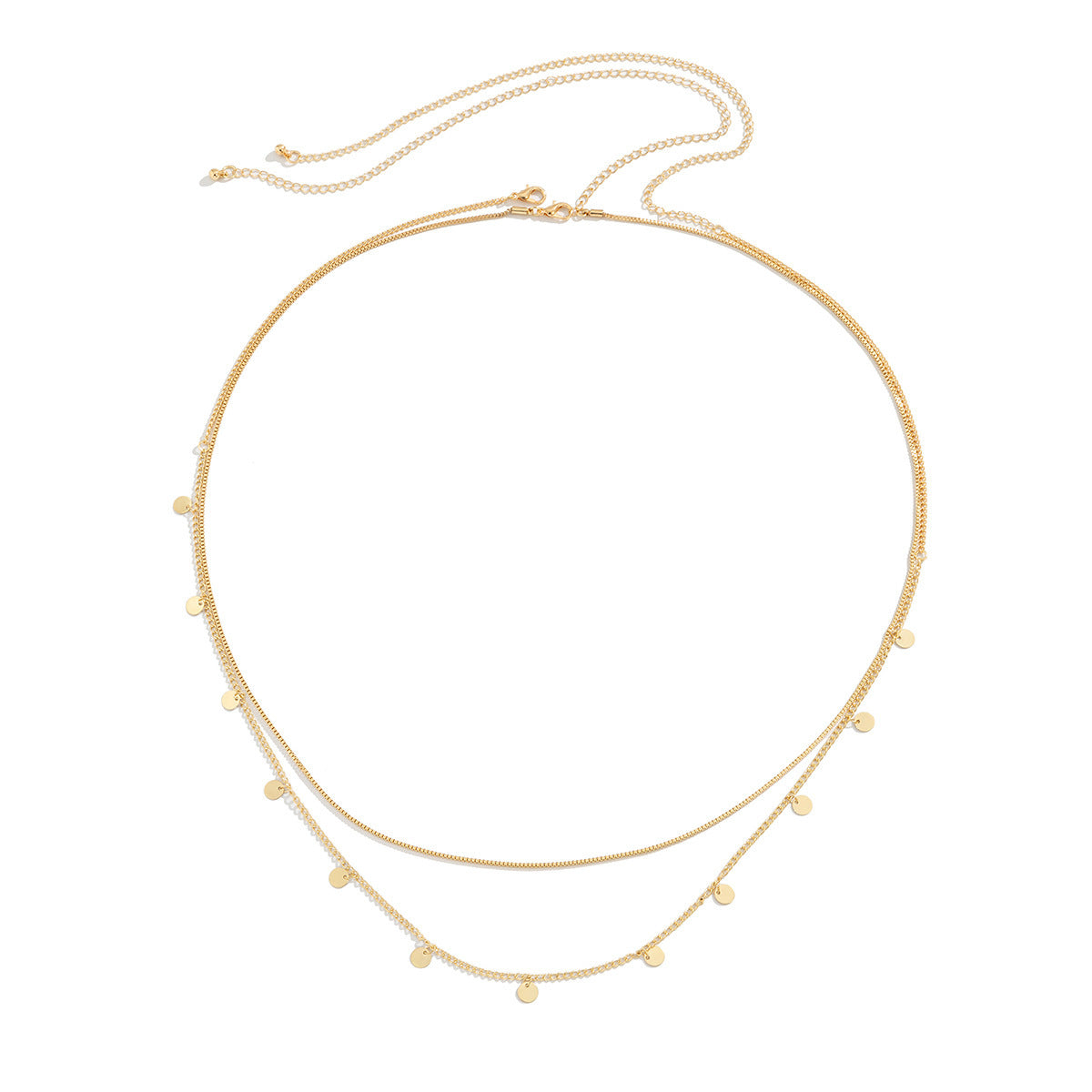 Collier à disques superposés
