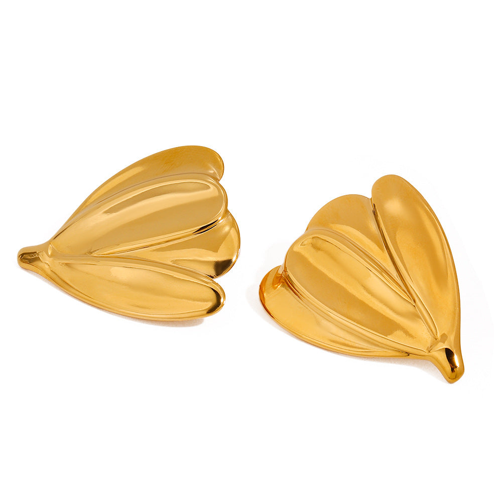 Boucles d'oreilles élégantes motif floral pour femme
