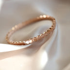 Bracelet jonc pour femme motif hexagone géométrique