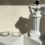 Bague ouverte pour femme avec design de chaîne innovant