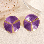 Boucles d'oreilles puces pour femme au design élégant et artisanal
