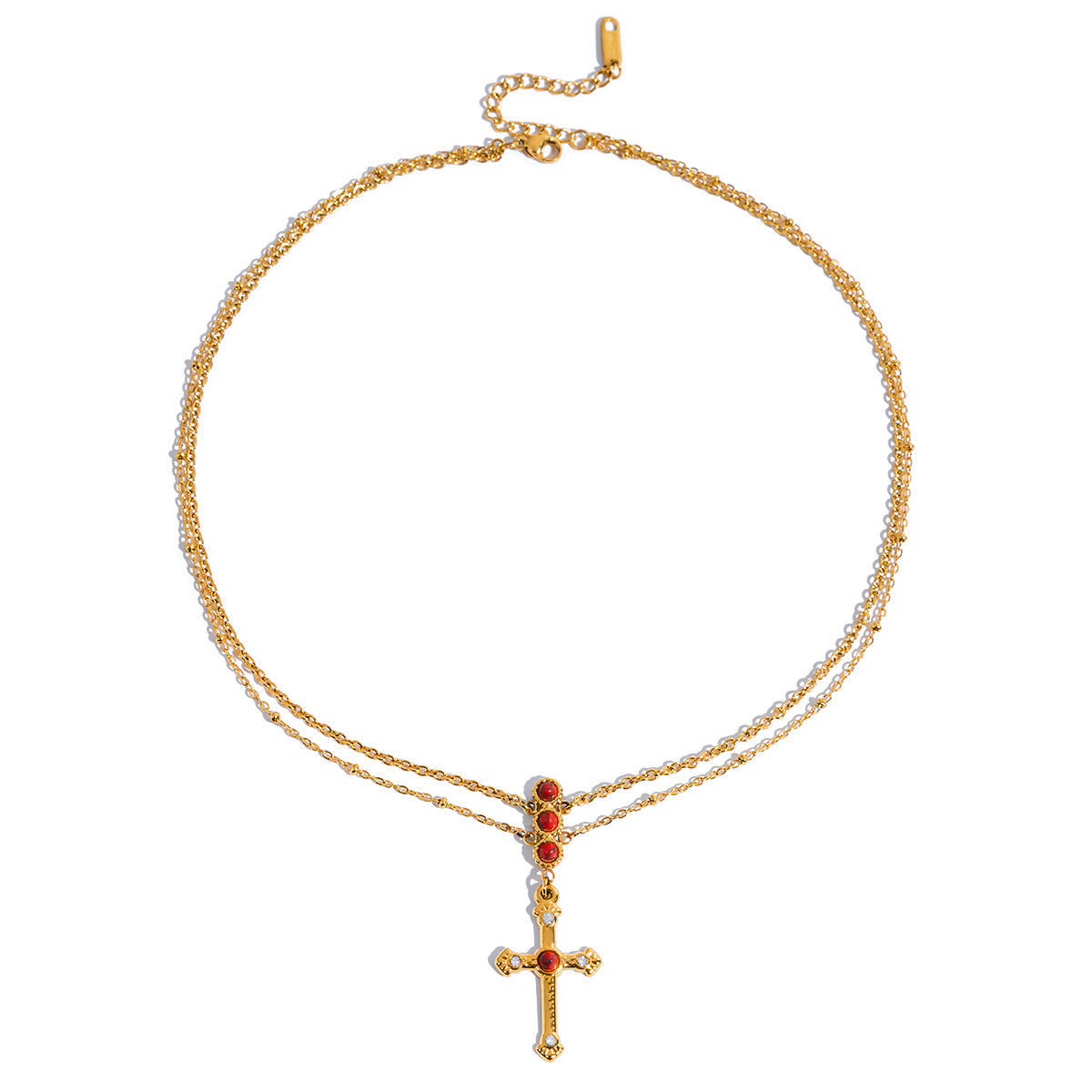 Collier élégant pour femme en acier inoxydable hypoallergénique