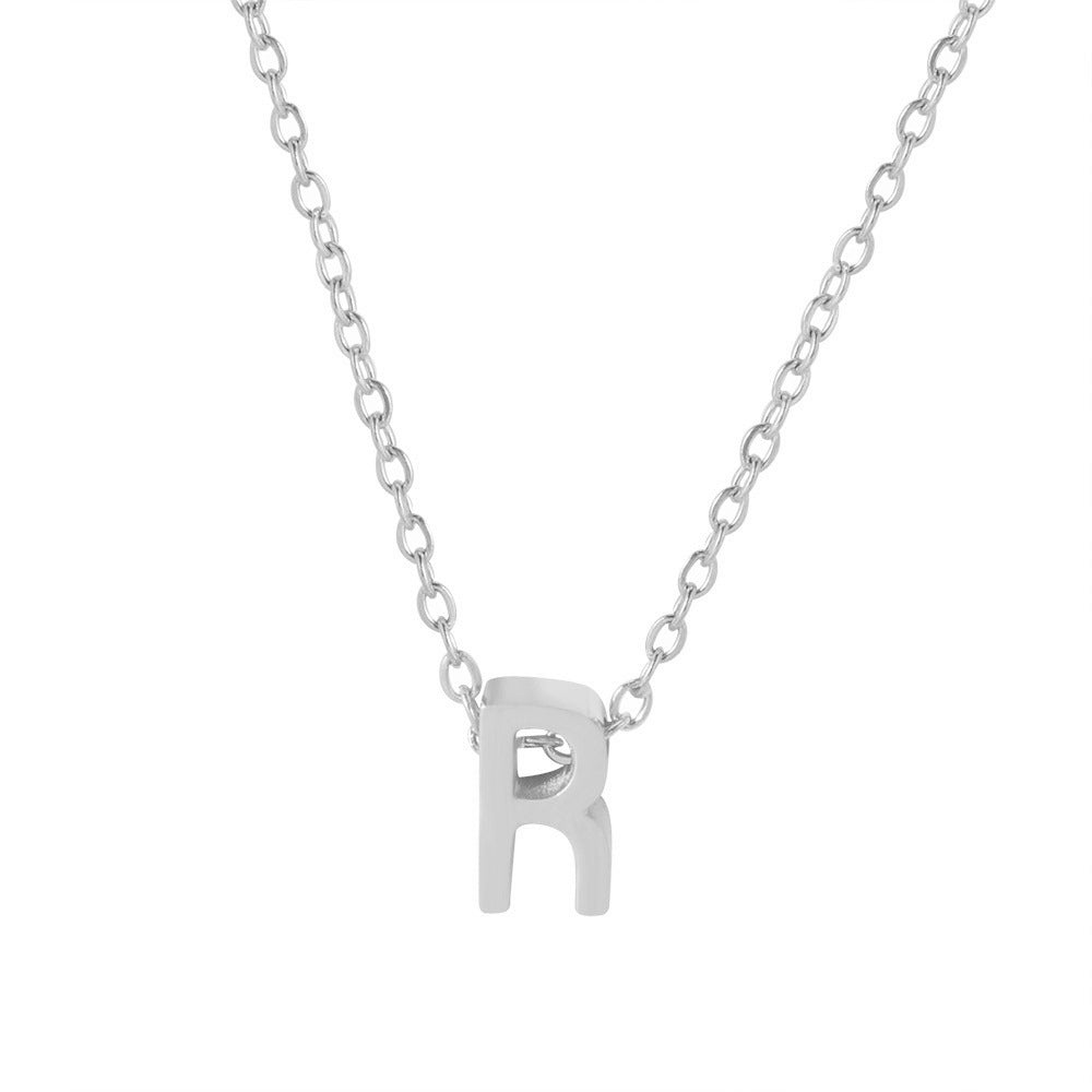 Collier pendentif initiale personnalisé pour femme