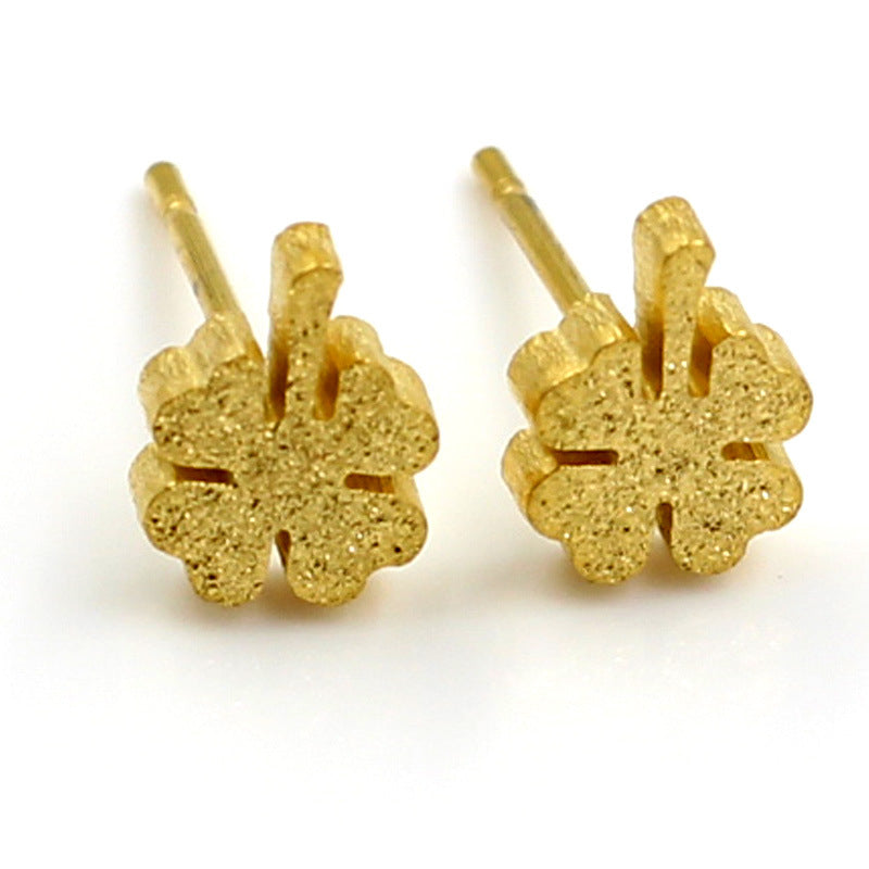 Boucles d'oreilles pour femme en acier inoxydable, design spirale