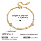 Bracelet pour femme avec zircons et design durable